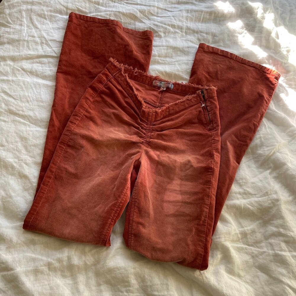 Urban Outfitters Rust Corduroy Boot Cut Pants